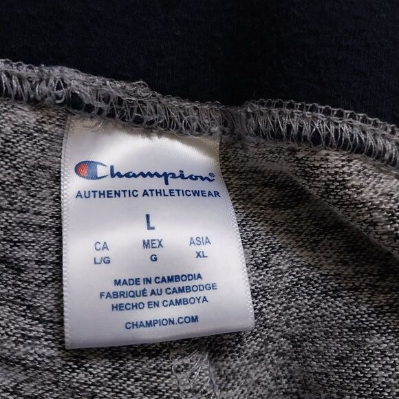 Champion women's shorts shirt outfit size large and sweatshirt pajamas blue - Picture 6 of 6